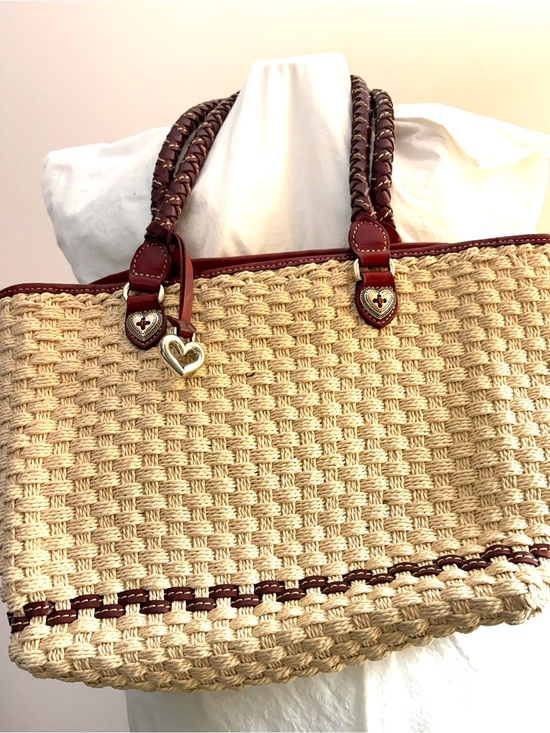 Brighton Handbags - Brighton Woven Rattan Shoulder Bag